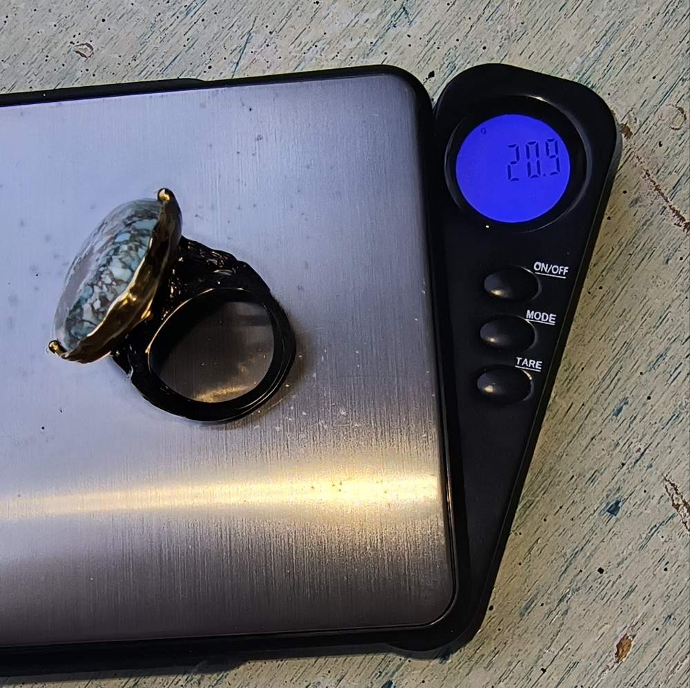 Turquoise Statement Ring - image 6